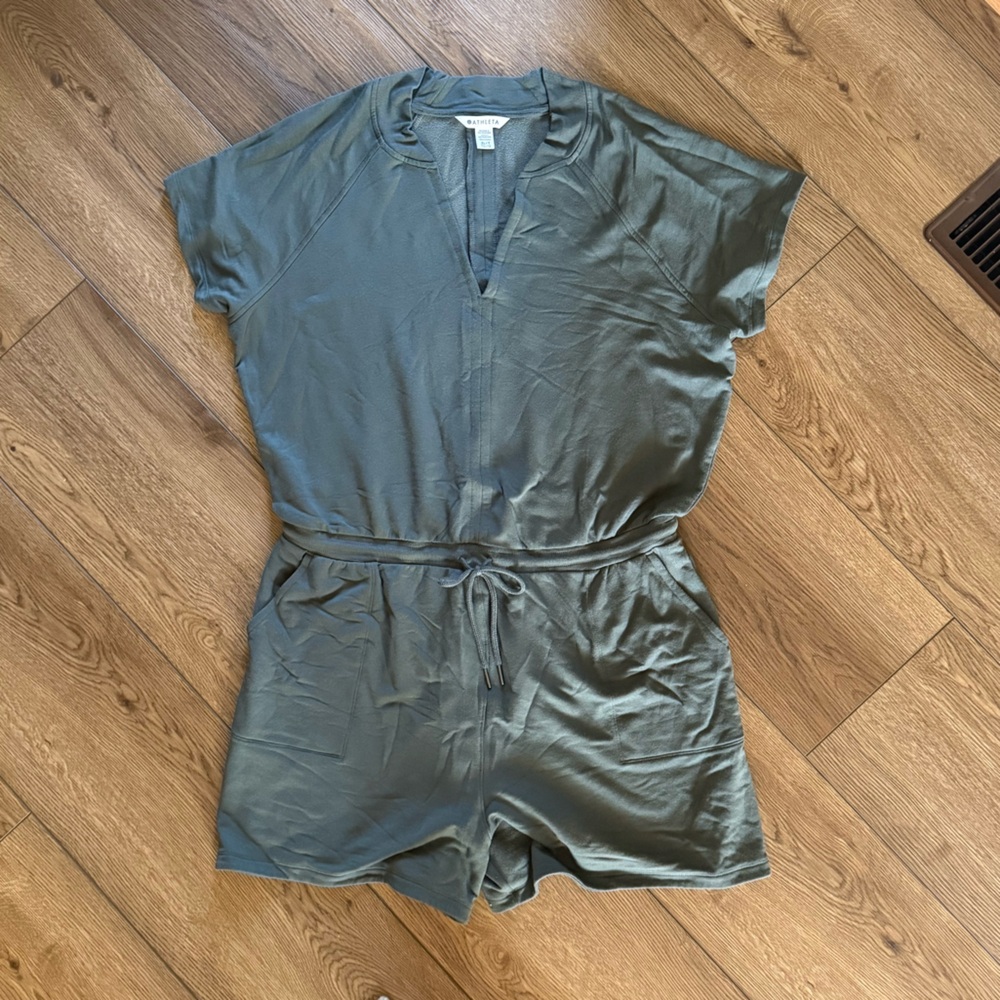 Athleta Green Romper - XLT